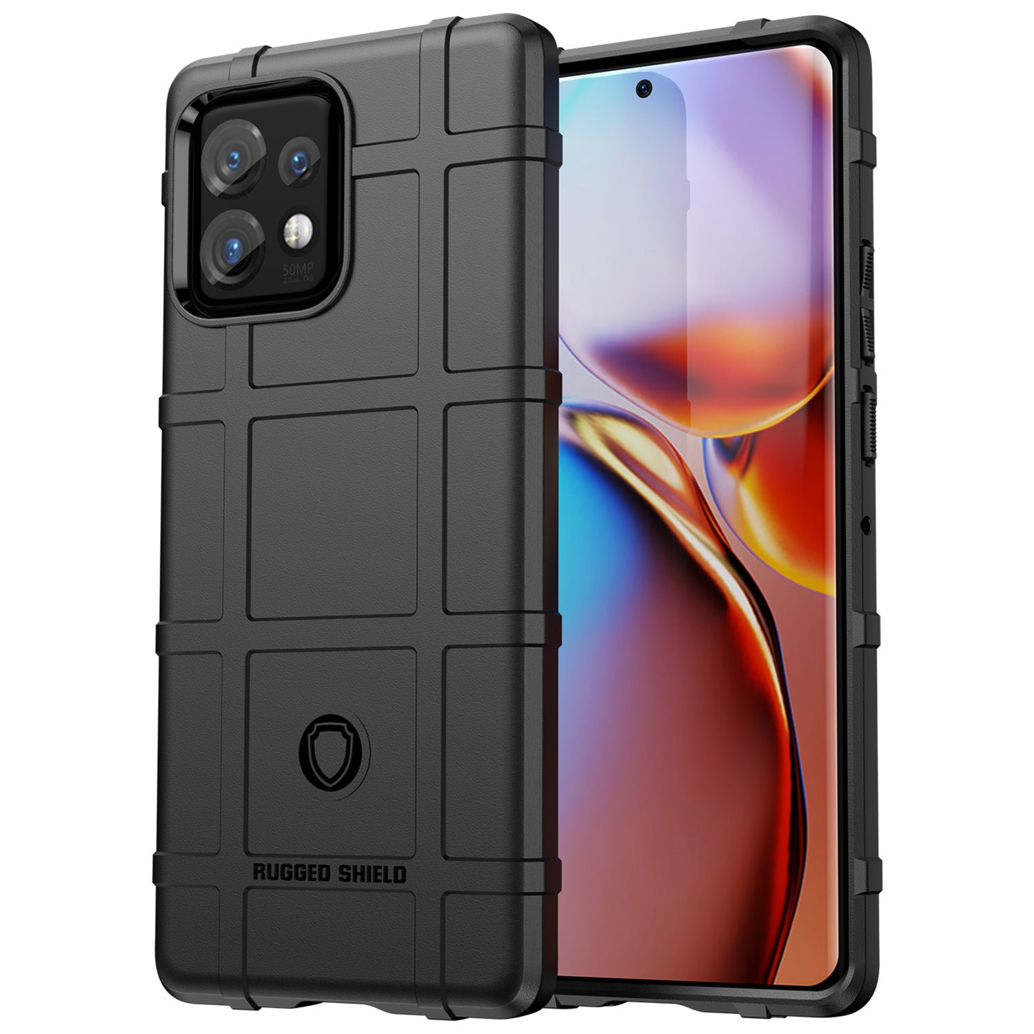 Phone Case for Motorola Moto X40 5G Edge (2023) Edge 40 Pro 5G Fall Proof Rugged Square Grid Texture Shockproof Soft TPU Back Cover Phone Case for Motorola Moto X40 5G Edge (2023) Edge 40 Pro 5G Fall Proof Rugged Square Grid Texture Shockproof Soft TPU Back Cover